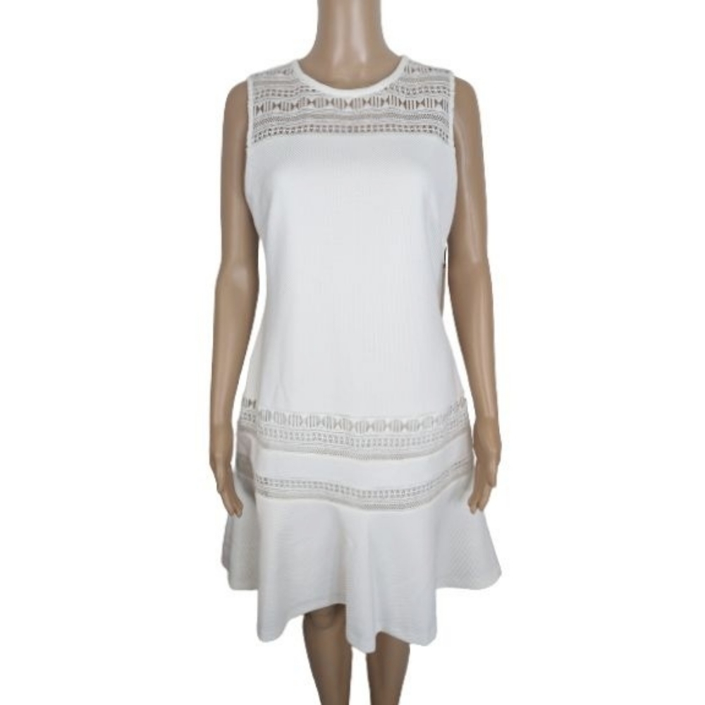 Ivanka Trump Knit Fit & Flare Dress 8